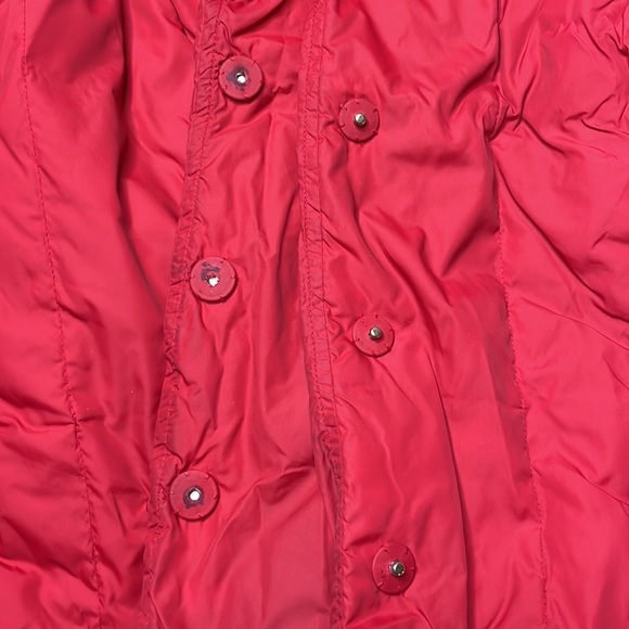 Coldwater Creek Women’s Red Button Down Puffy Vest size small - Picture 9 of 9